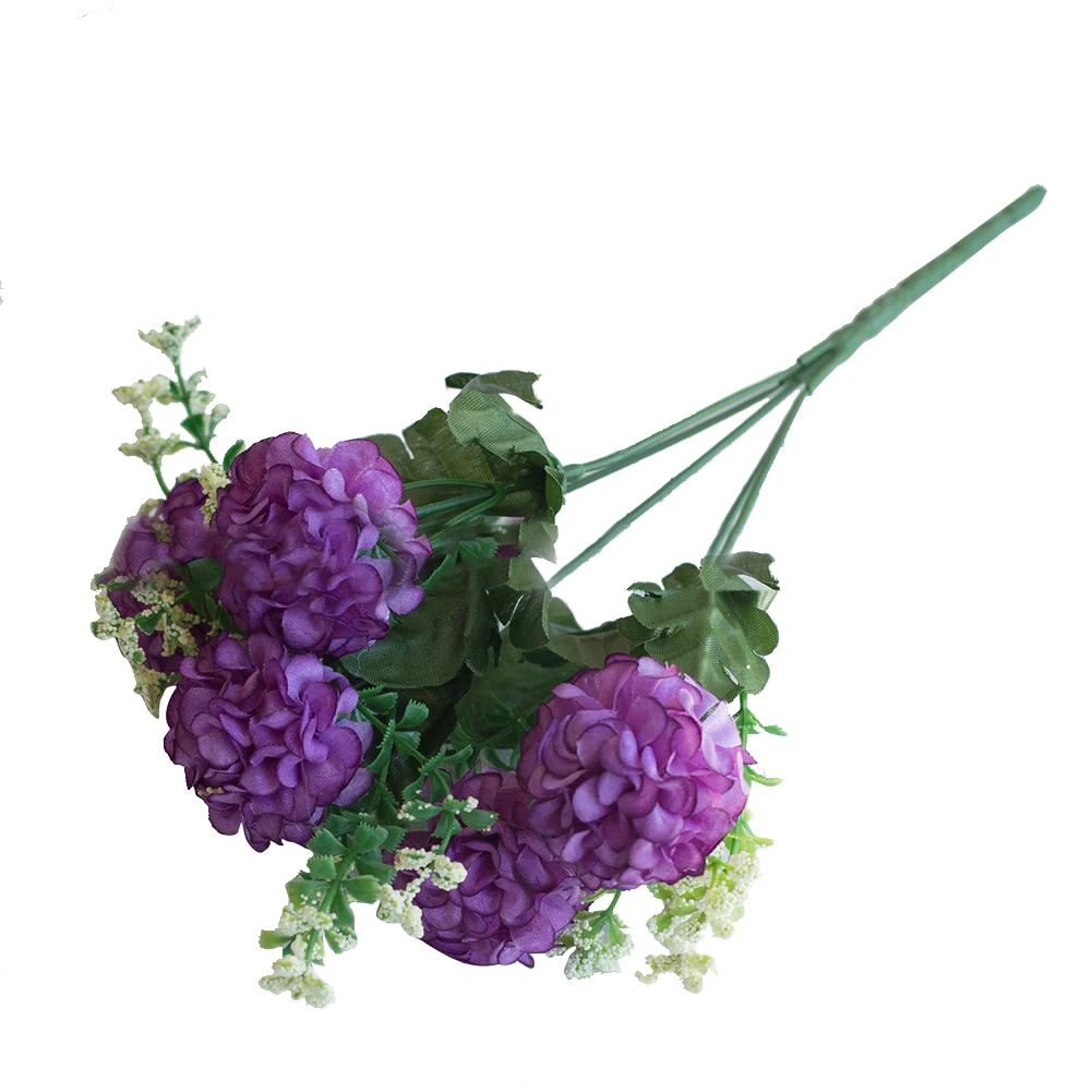 

1 Bouquet Artificial Fake Chrysanthemum Flower Plant Home Office Party Decor