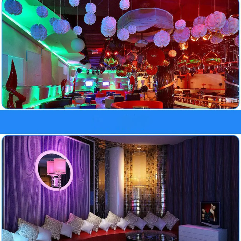 

3W RGB LED Light Bulb Colorful E27 Multicolor Dimmer Bulb Lamp Indoor Wireless Remote Control For Christmas Party Wedding