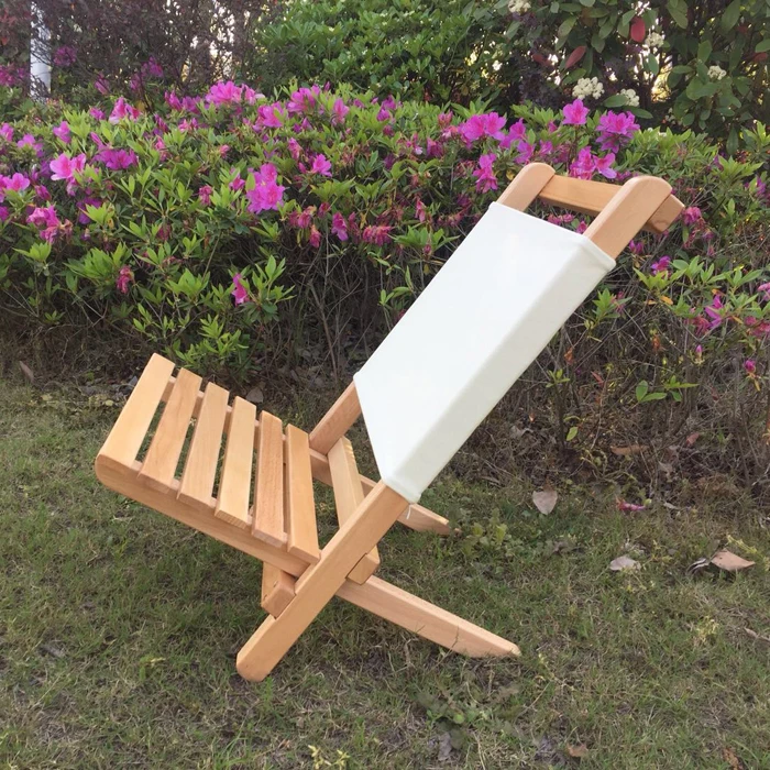 Портативный складной деревянный стул шезлонг для пляжа мебель кемпинга и
