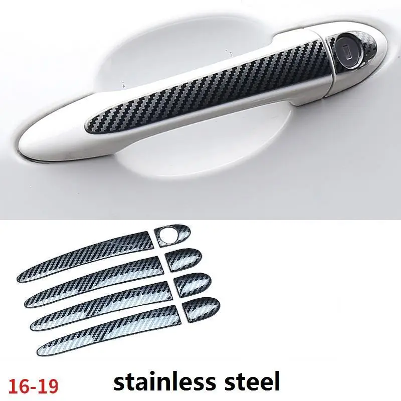 Хромированные декоративные чехлы для автомобильных ручек наклейка на дверь