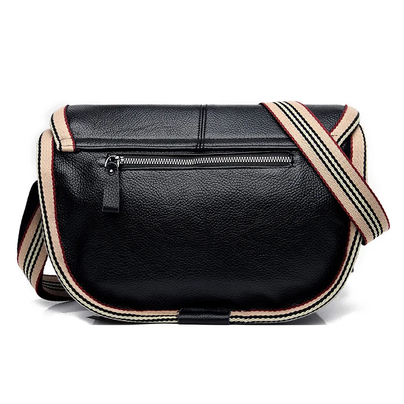 Роскошная женская сумка через плечо из натуральной кожи Модный повседневный