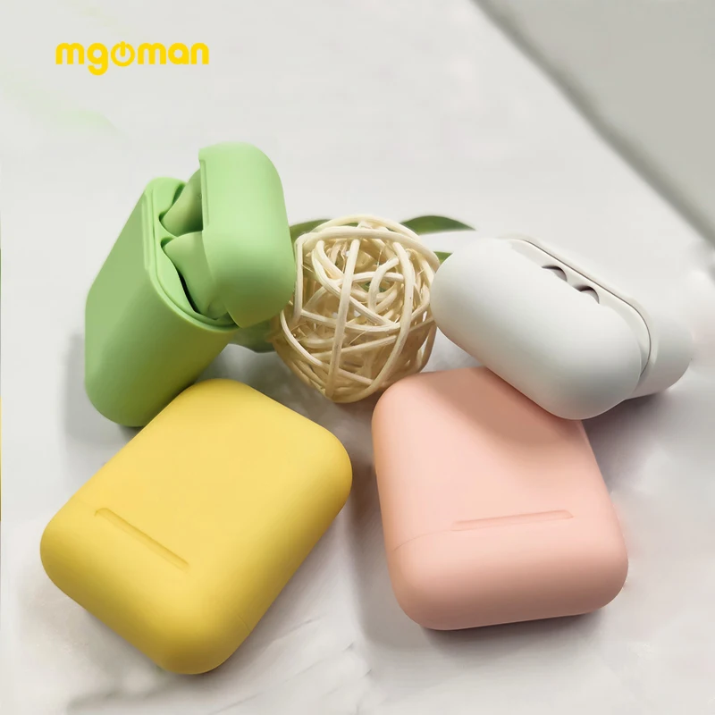 Mgoman Новое поступление Macaron Inpods12 TWS наушники беспроводные наушники для быстрой зарядки цветные наушники-капли Bluetooth 5,0 гарнитура PK i12