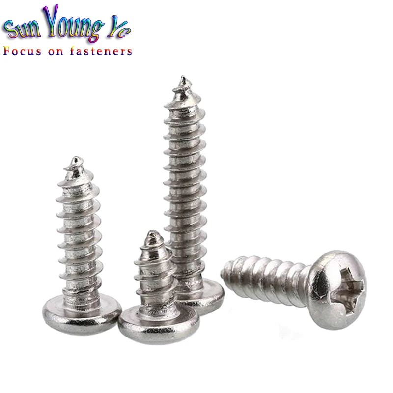 Сверхдлинный Самонарезающий винт с полукруглой головкой M3 M4 M6 304 удлиняющий из