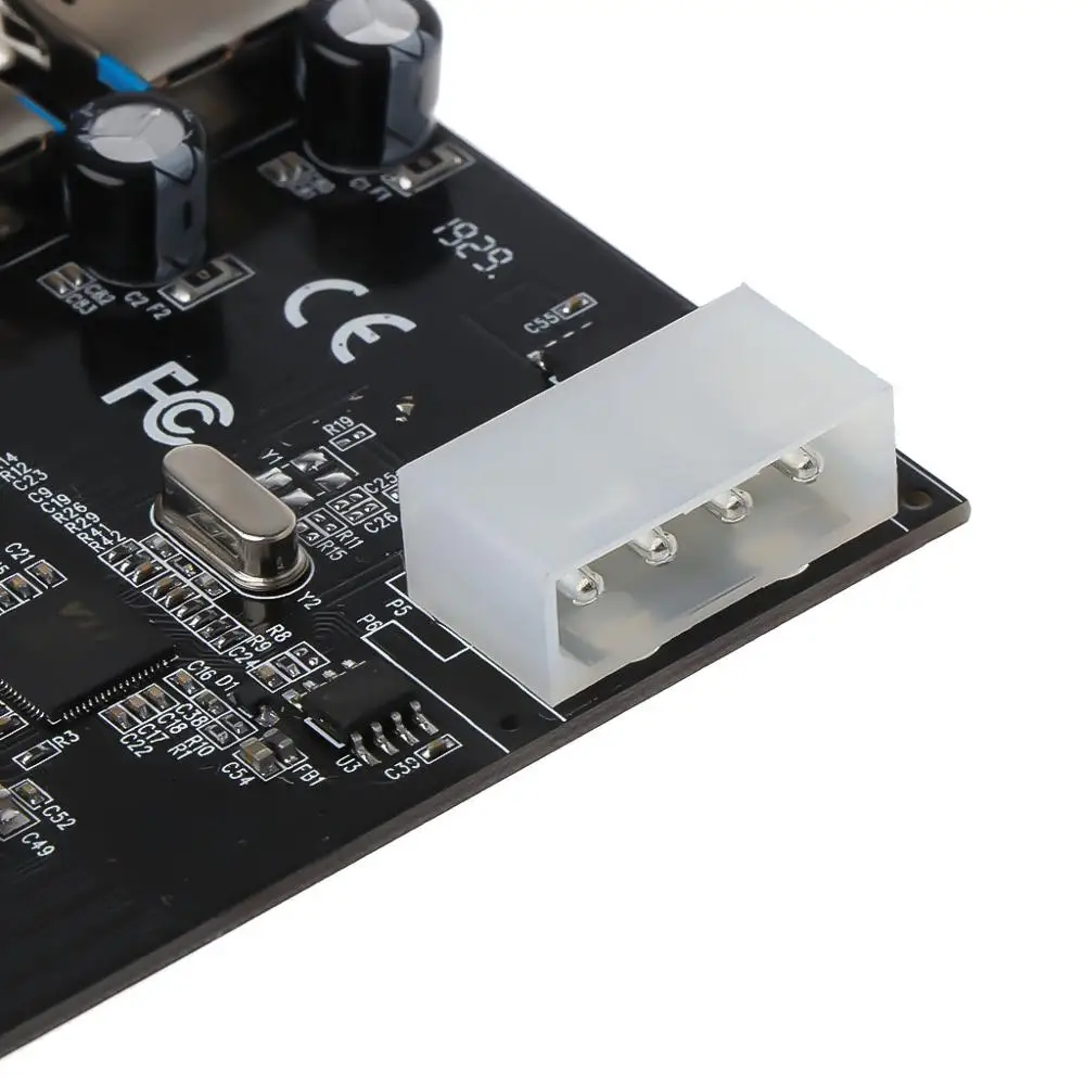 4 порта PCI E к USB 3 0 концентратор Express адаптер расширения карты 5 Гбит/с скорость для