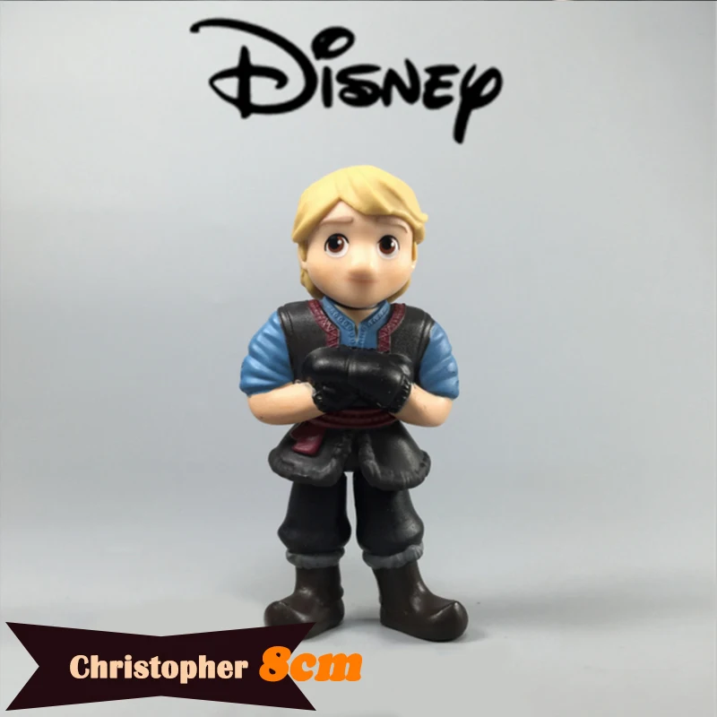 Christopher 1 Подлинный Дисней Холодное сердце 2 Эльза Анна Олаф модель прекрасный рисунок набор ПВХ пластиковые игрушки для детей подарок на день рождения - Цвет: Christopher 1
