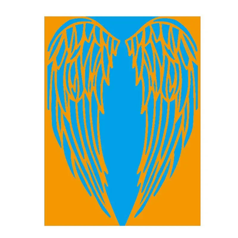 Металлические Вырубные штампы в виде крыла искусственная кожа бумажная карта с