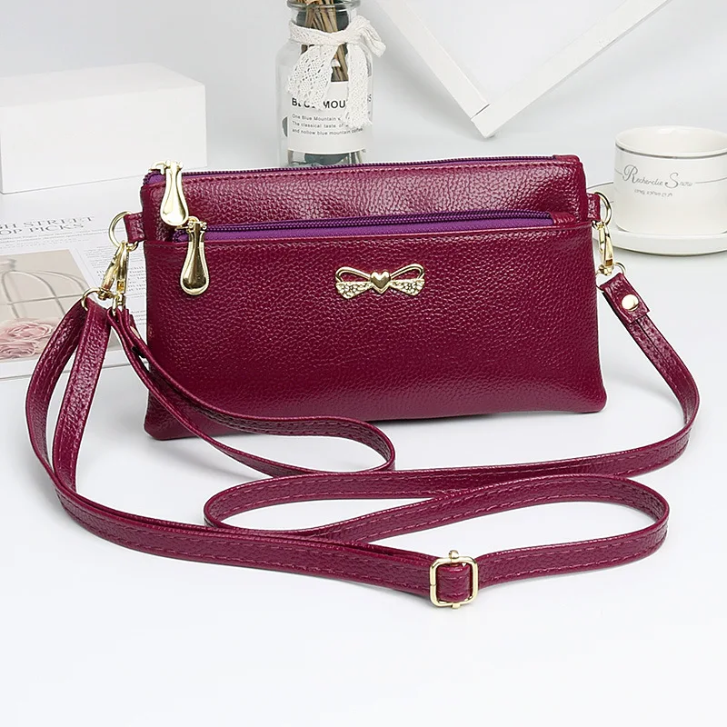 

Clutch Bag Female Wallet Long Section 2021 New Simple Fashionable Hand Bag Coin Purse Diagonal Small Shoulder Messenger Bag