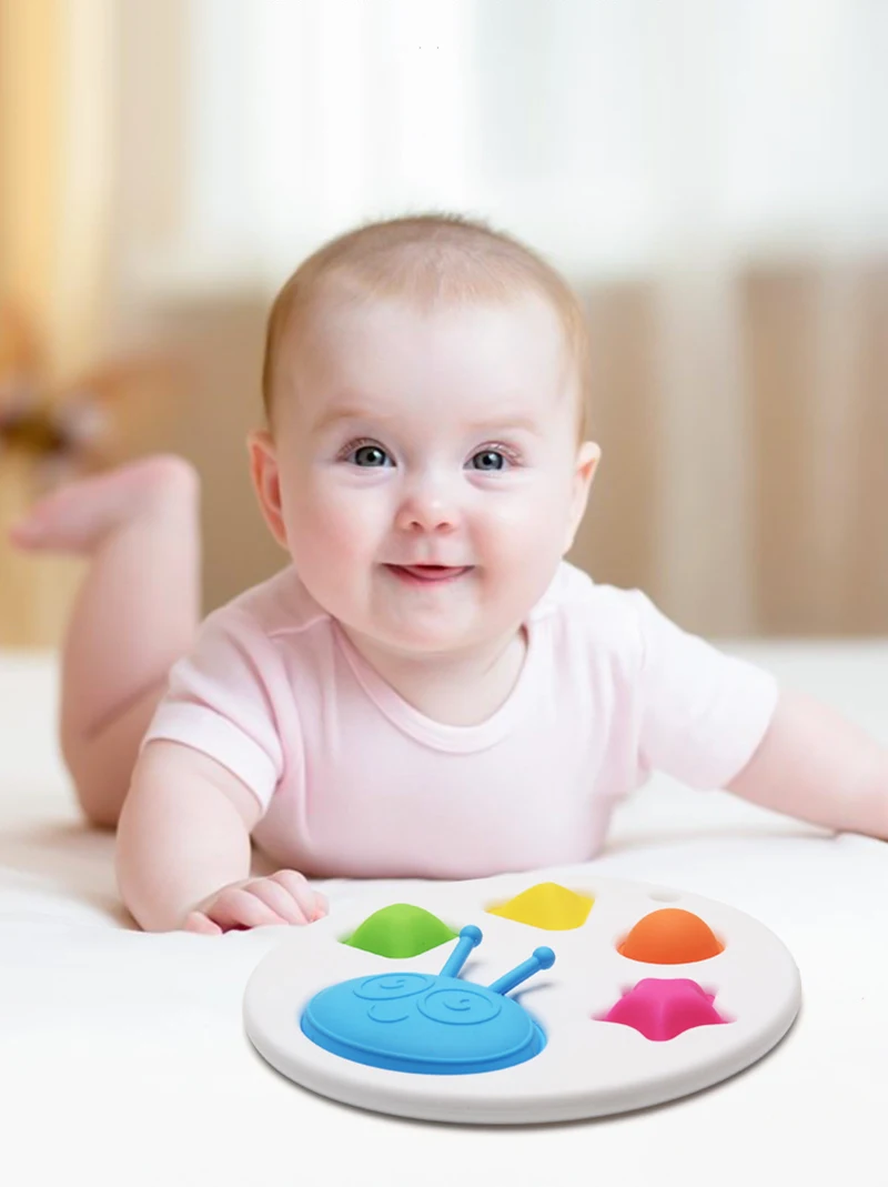 

Sensory Toys Dimple Fidget Toy Gifts for Baby Early Education Intensive Learning Toys for Kids Infant Release Stress Anxiety
