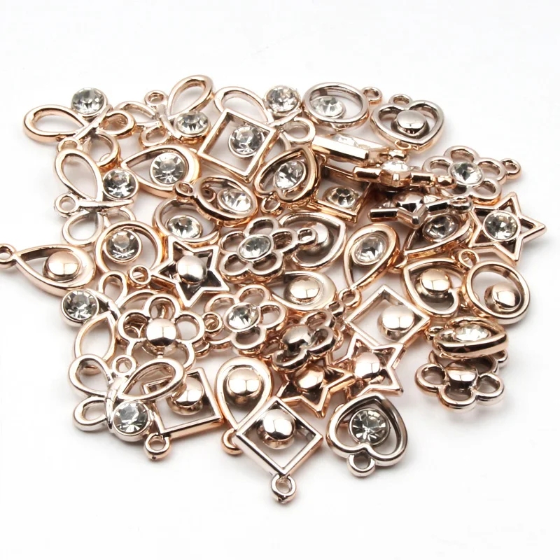 50 шт KC Золотые CCB акриловые Подвески для изготовления ювелирных изделий Diy