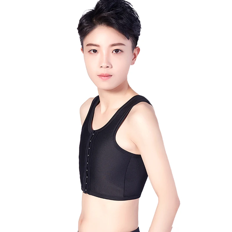 Короткий корсет бюстье для груди Tomboy спортивный топ лесбиянок свободное дышащее