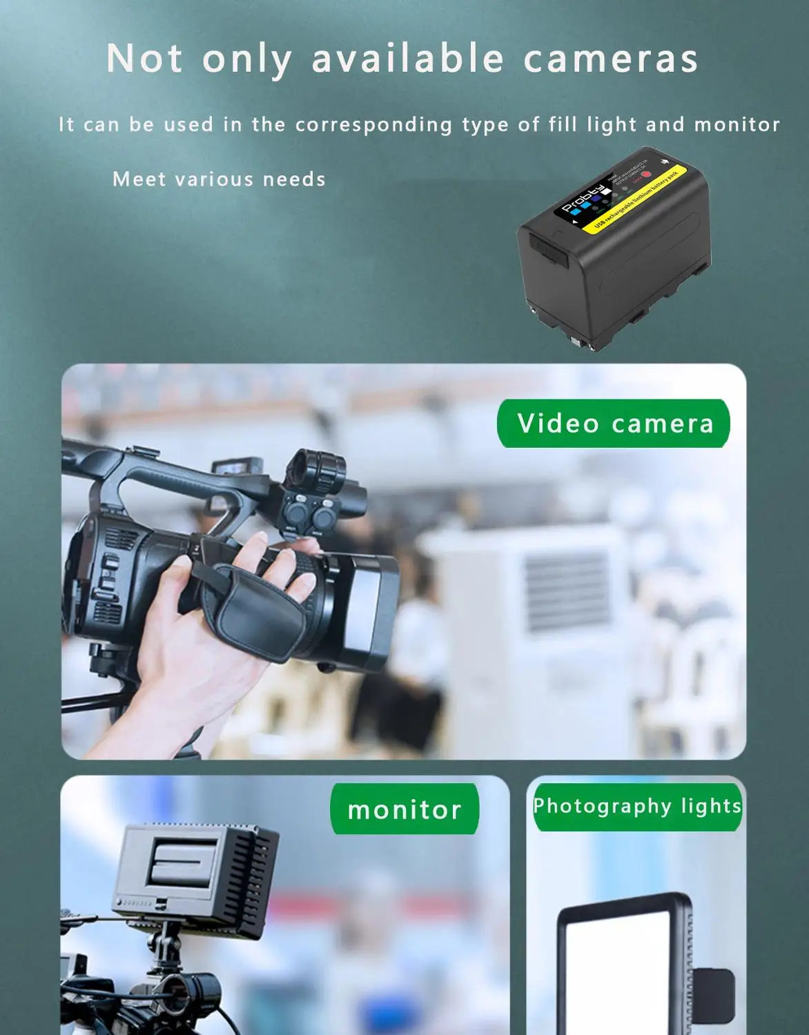 Новинка 6800 мАч USB-выход аккумулятор F750 F730 светодиодный индикатор питания для Sony NP