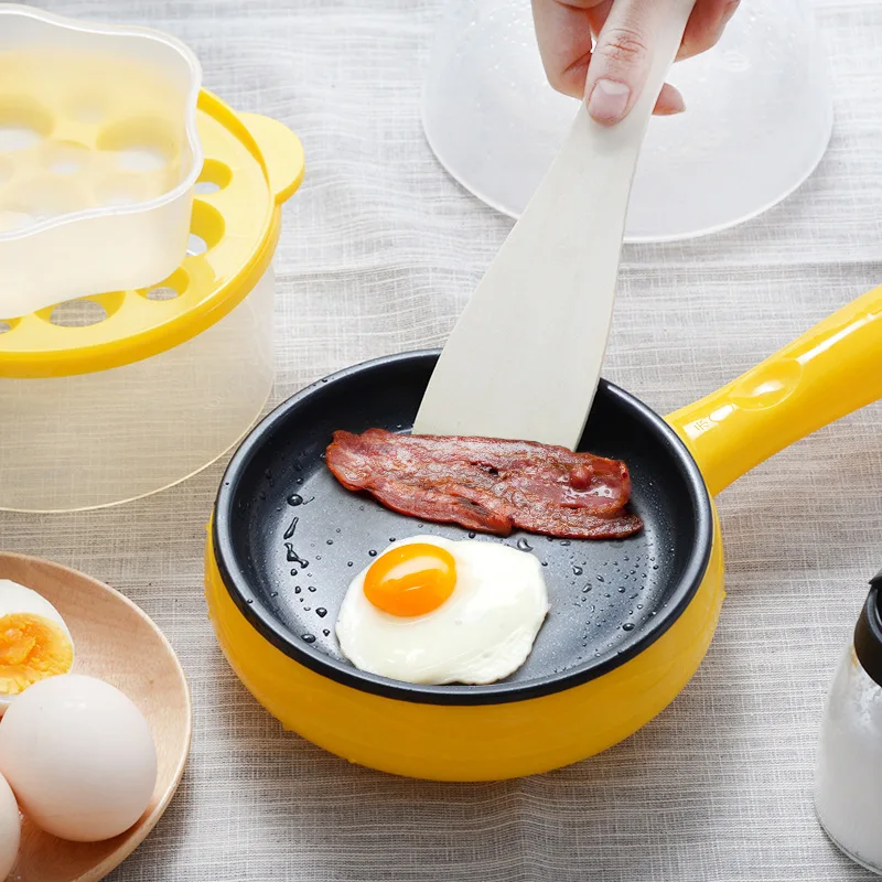 

Multifunction Electric Frying Pan Egg Steamer Omelette Steak Fryer Skillet Egg Boiler Steamer Cooker 110v220v Breakfast Skillet