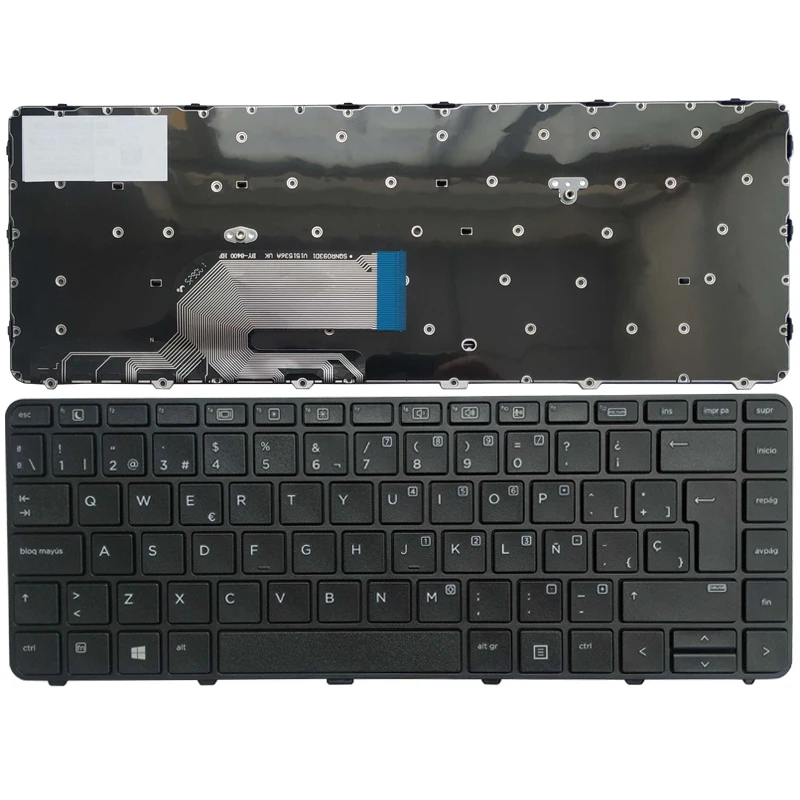 

Новая испанская клавиатура SP для ноутбука HP Probook 430 G3 430 G4 440 G3 440 G4 445 G3 640 G3 645 G2 G2 с рамкой