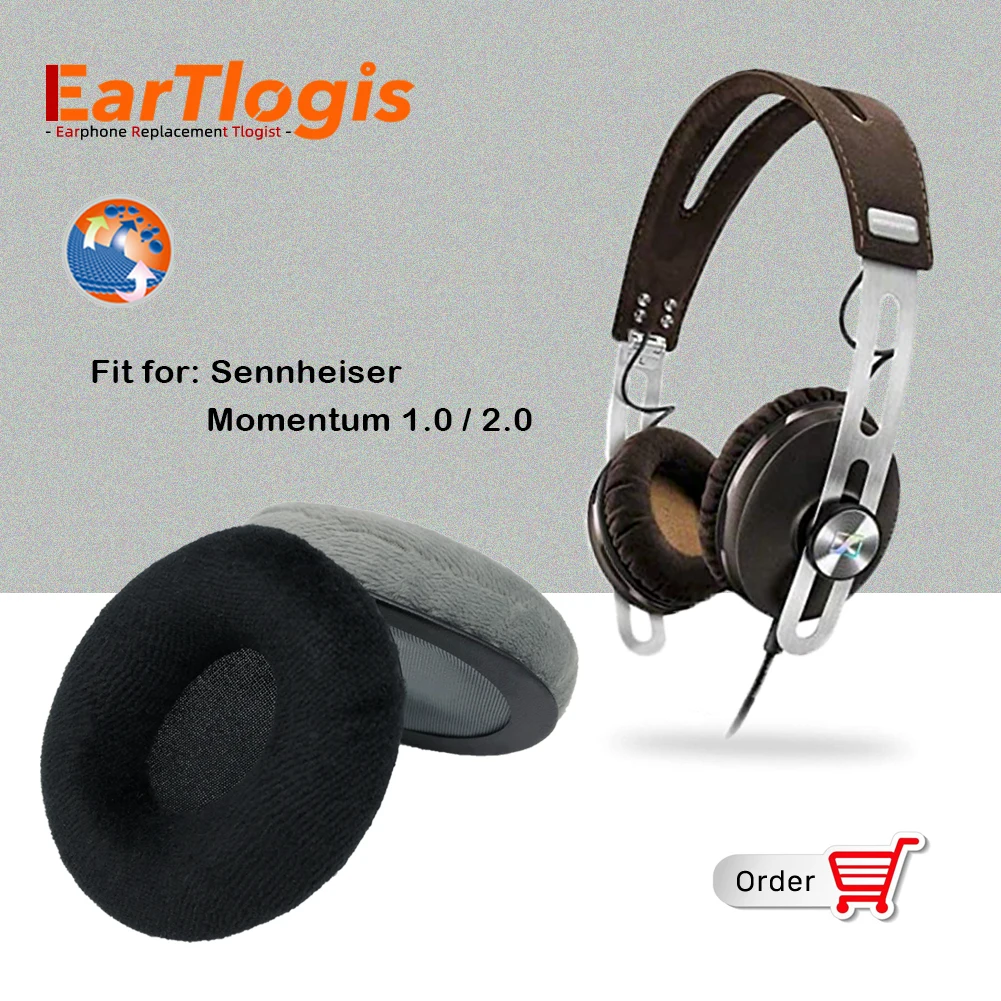 

Амбушюры для наушников Sennheiser, сменные, бархатные, 1,0/2,0, подушка "чашки"