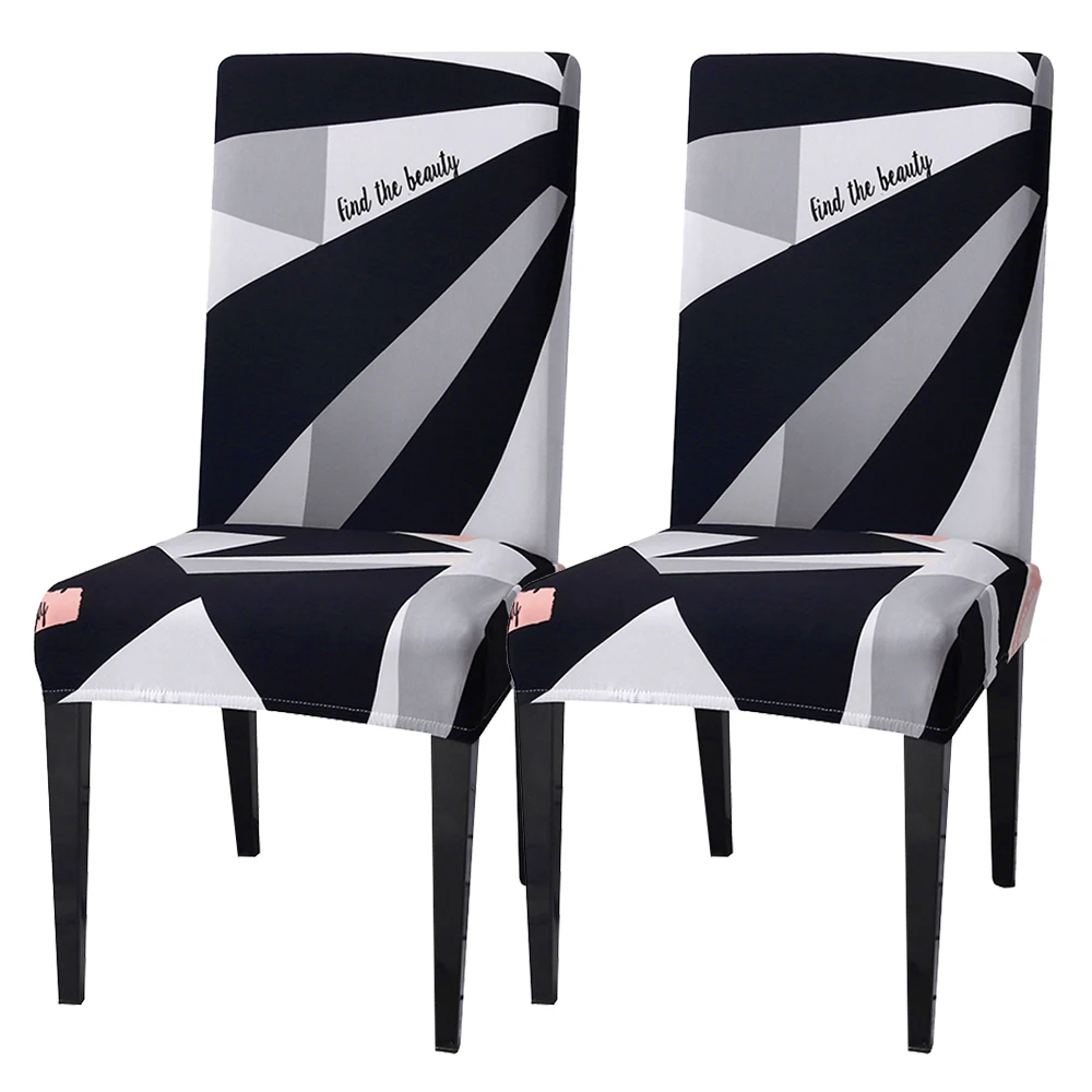 Съемные чехлы на стулья с цветочным принтом эластичные для свадьбы банкета