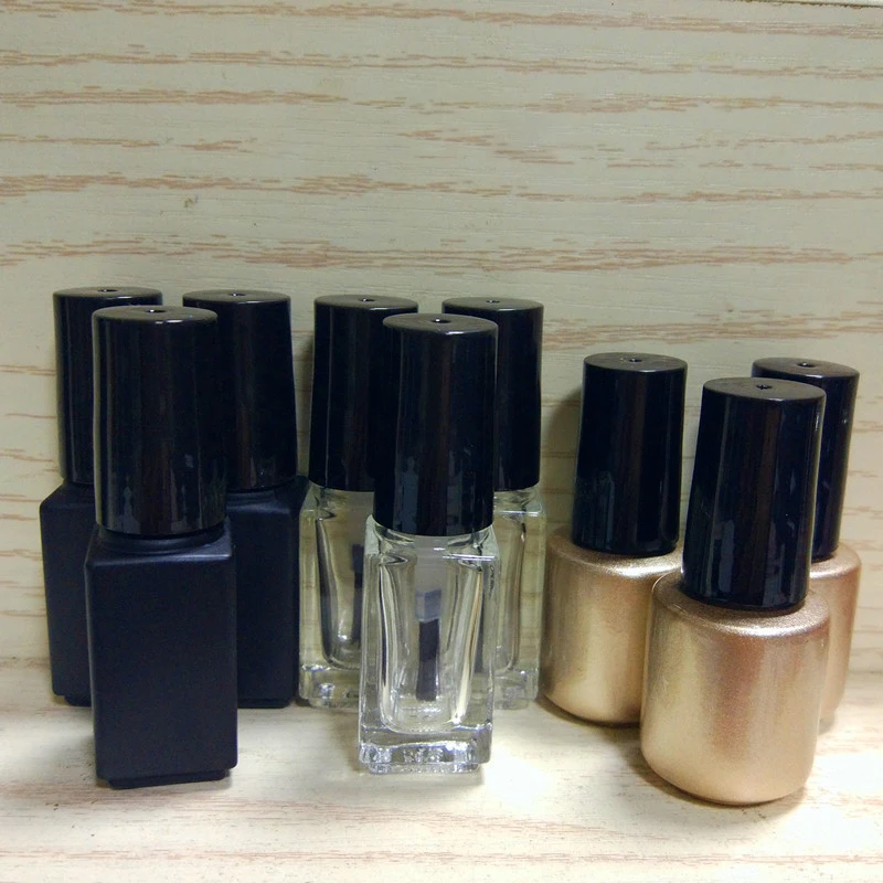 Стеклянные флаконы для жидкости ногтей с кисточкой 5 мл 20 шт. | Красота и здоровье