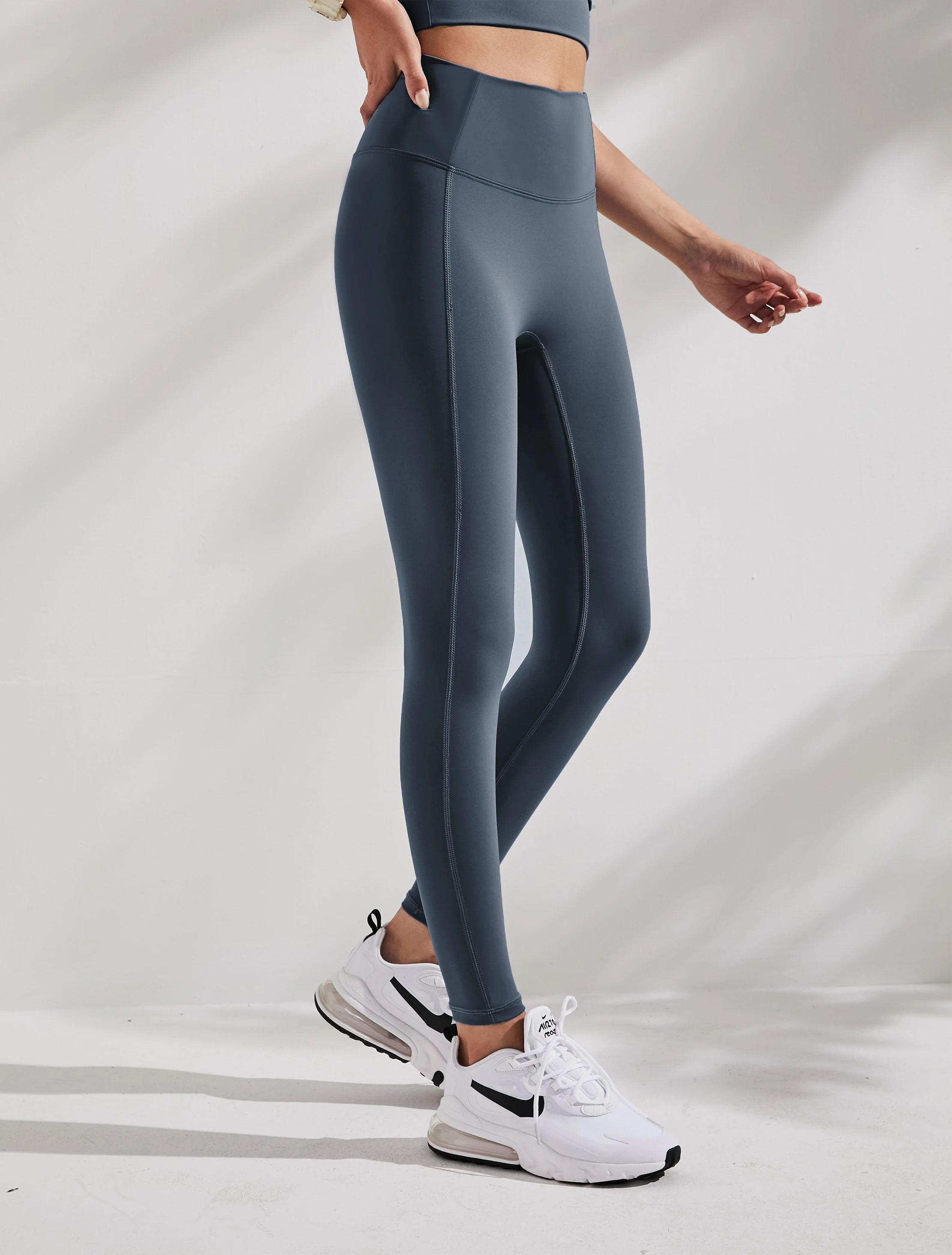 

High Waist Naked Feeling Yoga Pants Women Breathable Push Up Leggings Women Workout Gym Running Training Pants Female