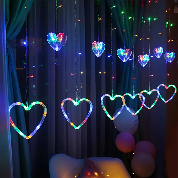 love Colorful Рождественские украшения для дома гирлянды светодиодные Новогодние декорации Рождественское украшение для дома Natal Adornos De Navidad Kerst Natale - Цвет: love Colorful