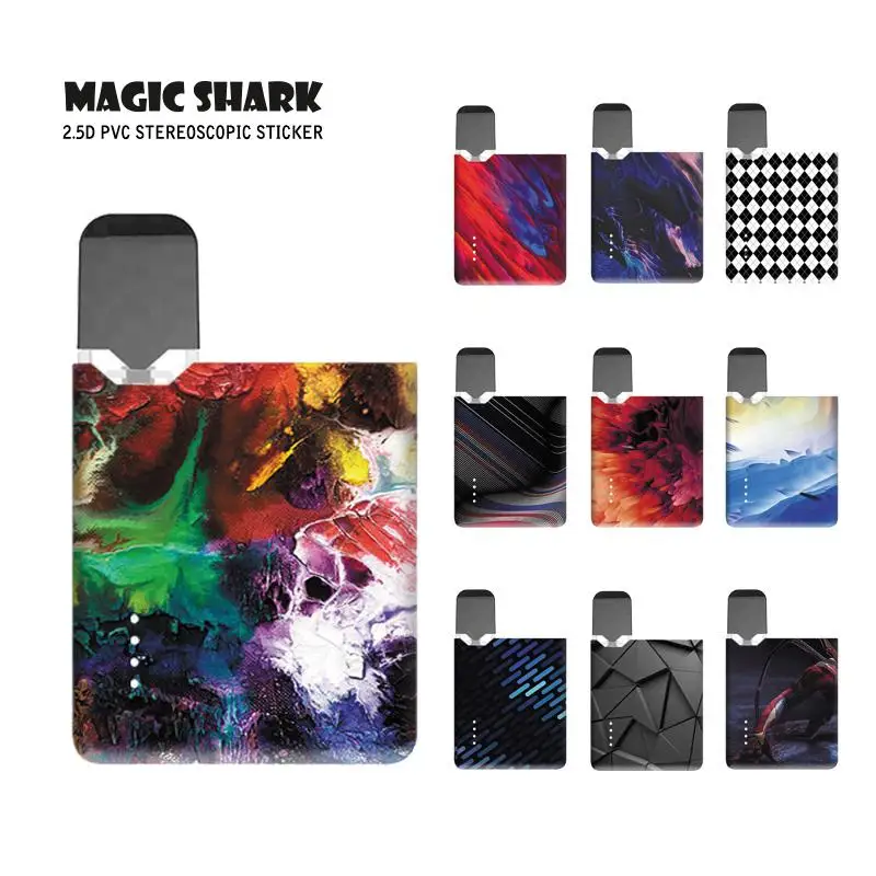 Волшебная Акула Красочная картина Медузы карпа полная пленка чехол наклейка для