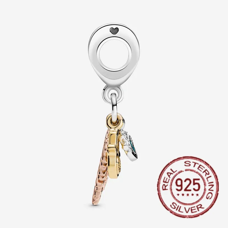 

2020 Newest Silver Color Gold Demon Eye DIY Beads Fit Original Pandora Charm Bracelet Jewelry Making