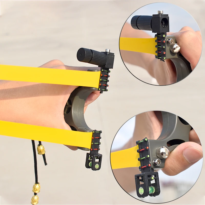 Resin Laser Slingshot Infrared High Precision Flat Rubber Band Screw Clip Design Outdoor Hunting Shooting Special Catapult | Спорт и