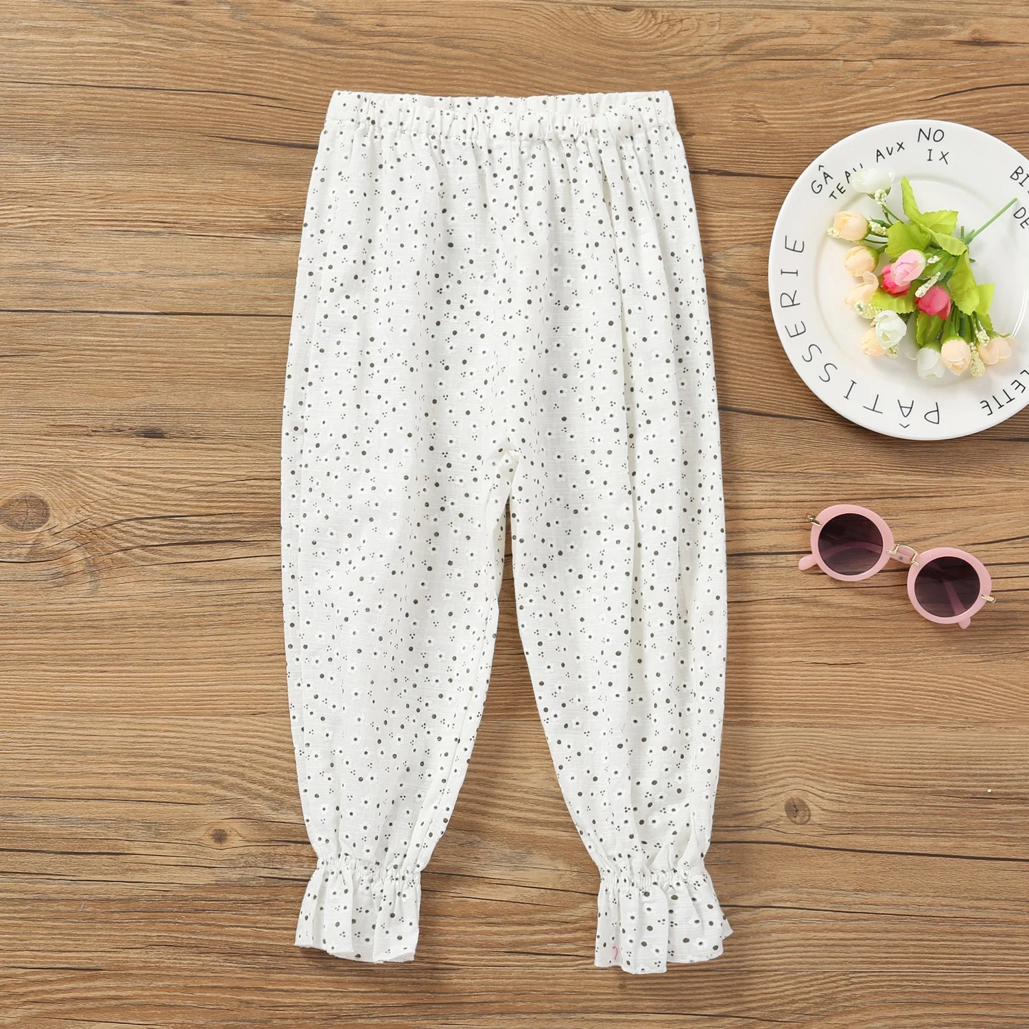 Новинка 2020 детская одежда штаны для маленьких девочек хлопковые Повседневные