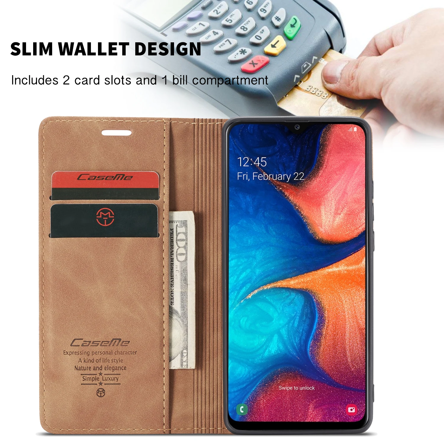 Кожаный чехол MEGSHI с логотипом для Xiaomi7 Redmi Note 8 Pro, магнитный откидной Чехол-кошелек, чехол для телефона, складной чехол-кобура с отделением для карт