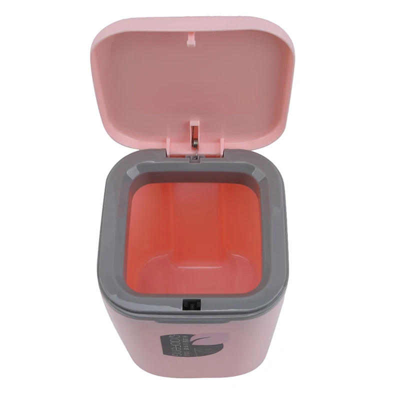 Креативная мини мусорная корзина 3 цвета пластиковое ведро мусорное мусорные