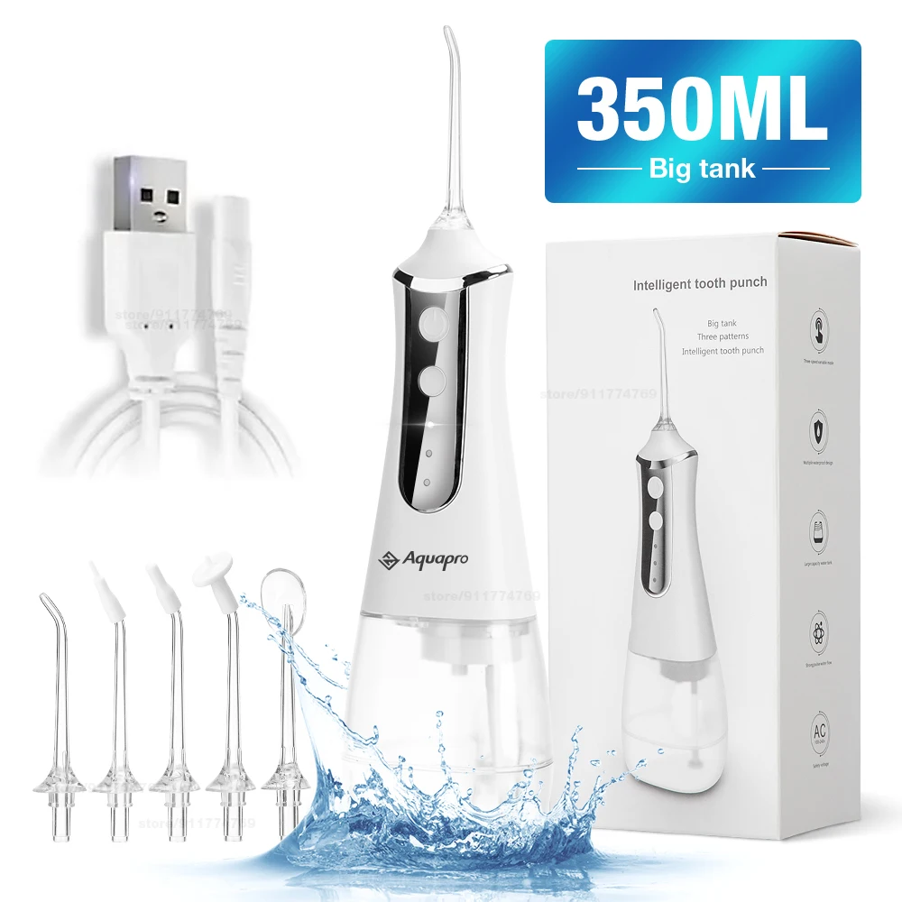 

2021 Oral Irrigator Dental Water Jet Teeth Whitening Water Flosser Irrigator Teeth Cleaner Dental Floss Thread Water Teeth Home