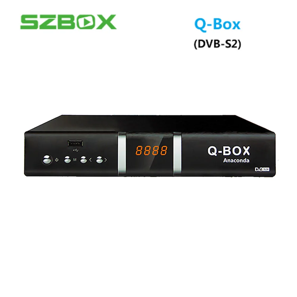 Q-BOX ANACONDA спутниковый ТВ приемник для Европы USB2.0 DVB-S2 H.264 HD tv Smart tv Box с бесплатным воздухом цифровой блок для телевизора, qbox Q BOX