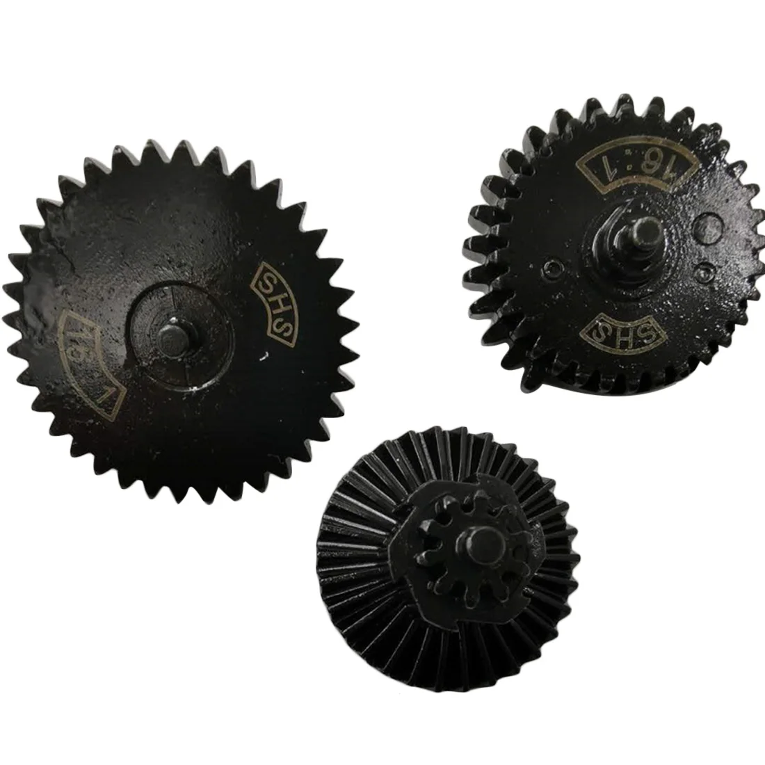Droppship SHS / FB 9:1/ 13:1/16:1/32:1 High Speed dual sector Gear Set for JM Gen.8 Gen.9 Gearbox - Black | Игрушки и хобби