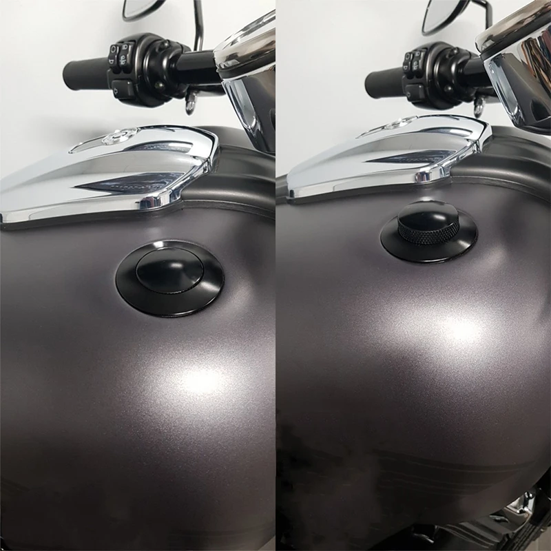 Алюминиевая всплывающая задняя крышка для топливного бака мотоцикла правой руки