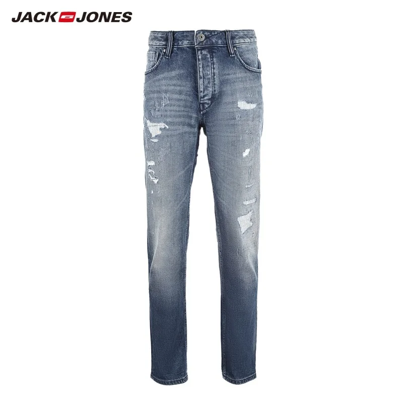 JackJones зимняя мужская мода тренд стрейч джинсы длинные брюки 218432524 | Мужская одежда