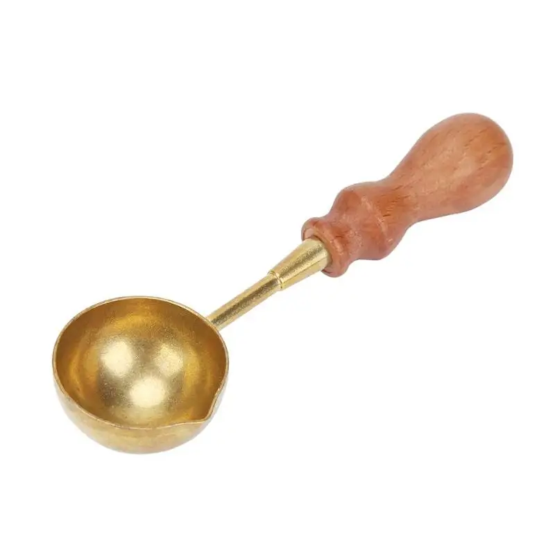 

Металлический восковой штамп в стиле ретро с деревянной ручкой