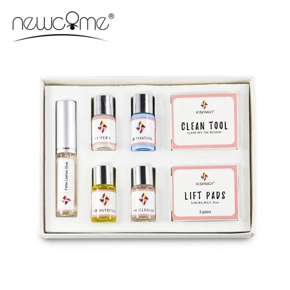 

NEWCOME Eye Lash Lift Kits Eyelash Wave Curling Eyelash Perming Set Lashes Glue Professional Eyelashes Makeup Tools
