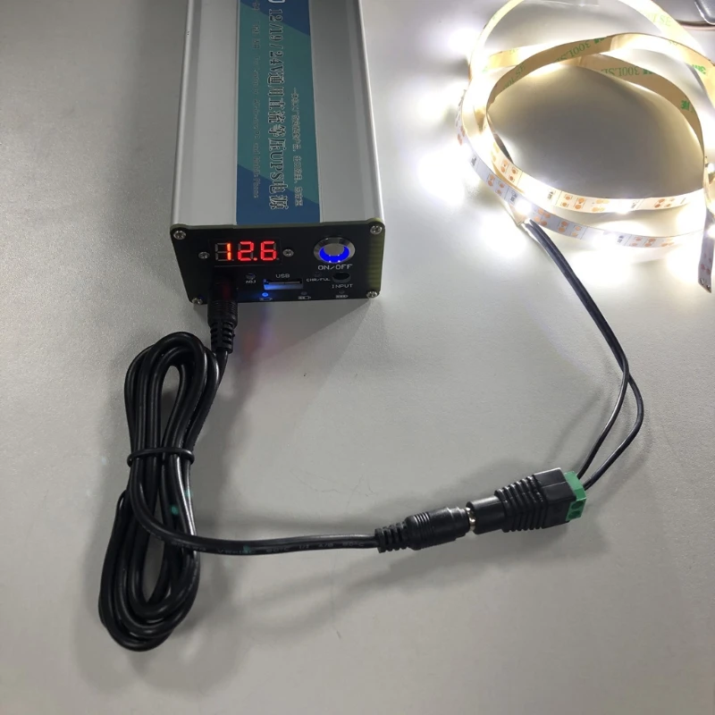 

Новинка QC3.0 USB 5 В + 5,5x2,5 мм 12 в-24 в Регулируемый источник питания 15000 мАч роутер модем для ноутбука сетевая камера универсальная машина