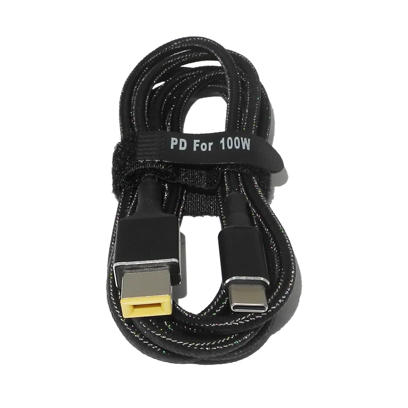 100 Вт Тип C USB кабель для быстрой зарядки Шнур DC адаптер питания конвертер Lenovo Thinkpad