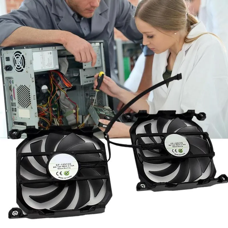 Кулер для видеокарты Inno VISION GTX1080TI/1080 X2 GPU VGA вентилятор INNO3D GEFORCE GTX 1080 GTX1080 TI в