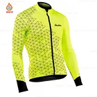 Новинка 2021, Зимняя Теплая Флисовая Мужская рубашка для езды на велосипеде, комбинезон для езды на велосипеде, одежда для велоспорта