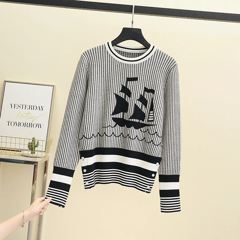 

Autumn Winter New Cashmere Sweater Women Keep Warm o-neck Pullovers Knitting Sweater Fashion Korean Long Sleeve Loose Tops