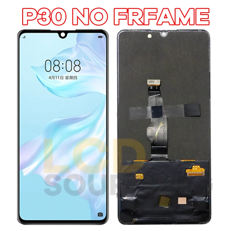 OLED экран с ЖК-дисплеем для Huawei P30 ЖК-дисплей ELE-L29 AL00 сенсорный дигитайзер сборки pro
