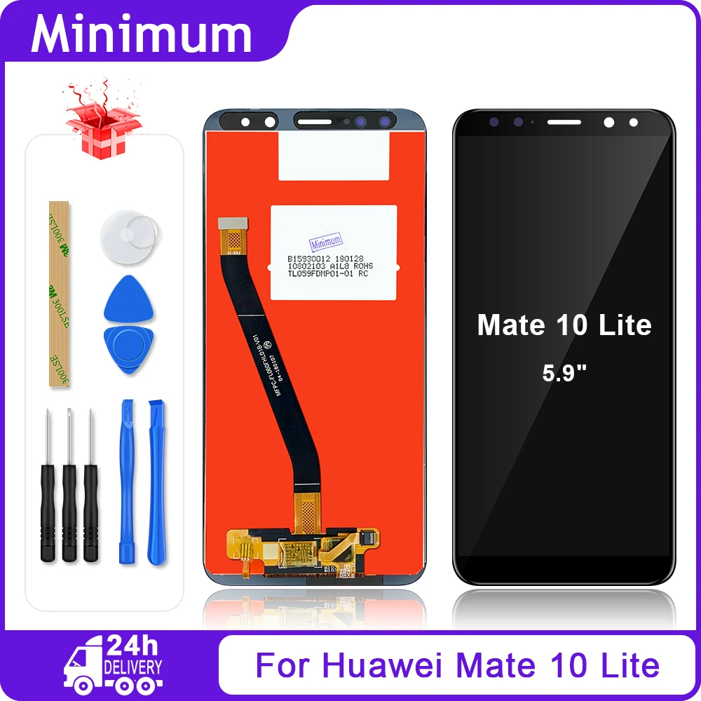 ЖК дисплей 5 9 дюйма для Huawei Mate 10 Lite сенсорный экран с дигитайзером в сборе / Nova 2 и RNE
