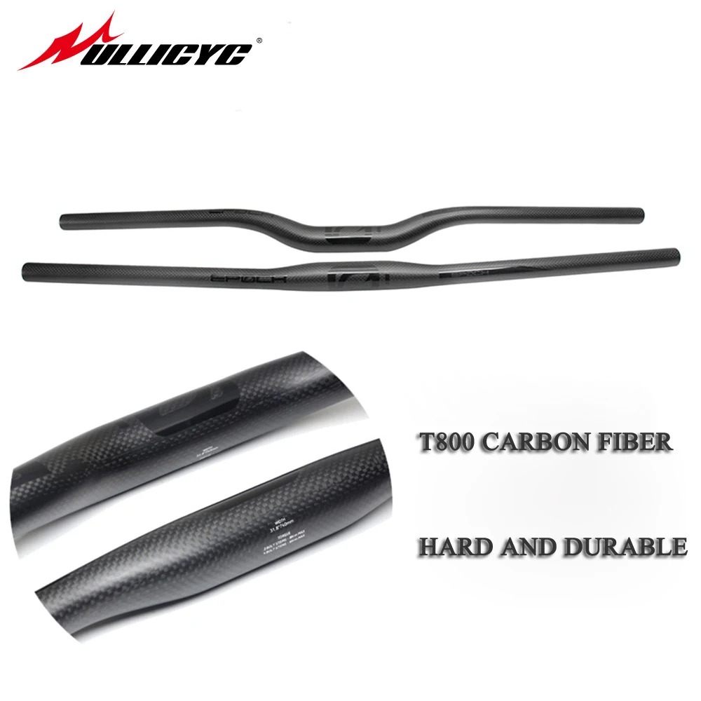 

ULLICYC Full Carbon Fiber Bicycle Handlebar Moutain Road Bike Swallow-shaped Standard Straight Handlebar Cycling Carbon Parts