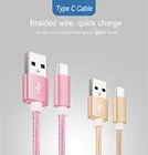 Прочный зарядный кабель Braide, USB C зарядный провод для Samsung Galaxy S20 FE S21 Ultra A42 A32 5G A90 A50 A70 A41 A51 A71 M31 M01