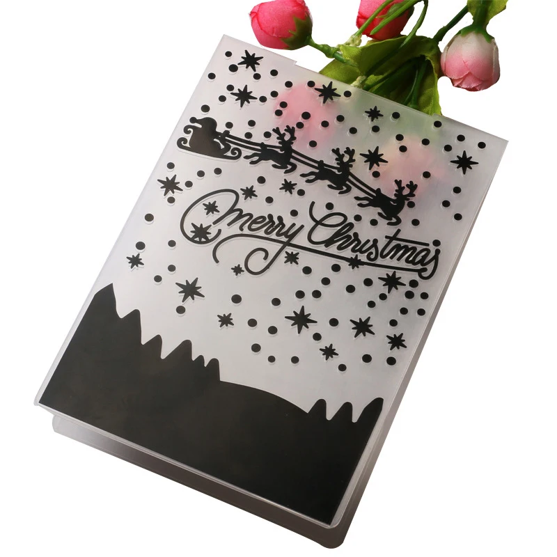 Пластиковый фотоальбом для скрапбукинга 1 шт.|Папки тиснения| |