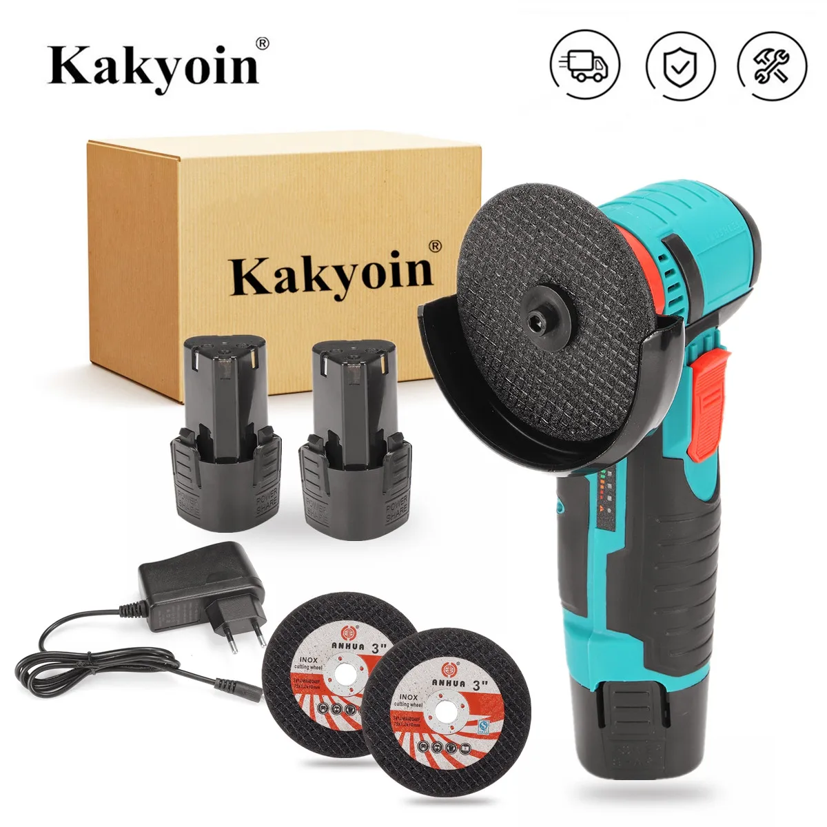 Беспроводная литиевая угловая шлифовальная машина 12 В 1000 Вт | Инструменты