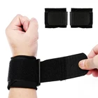 Эластичный Мягкий герметичный браслет 2 шт., регулируемый бандаж для защиты запястья, поддержка, ремень безопасности для фитнеса, тяжелой атлетики, фитнеса