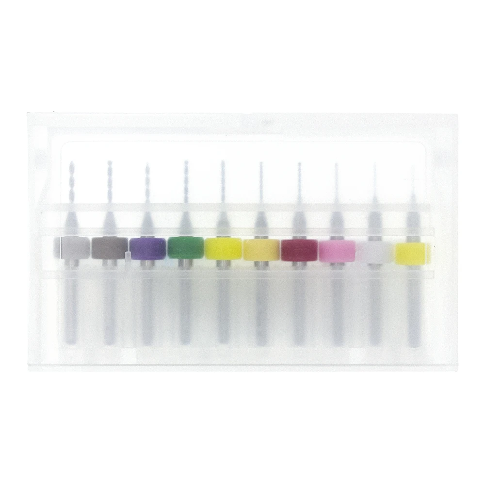 10 шт. 0 3 мм до 1 2 PCB мини сверло Вольфрамовая сталь карбид для печатной платы ЧПУ