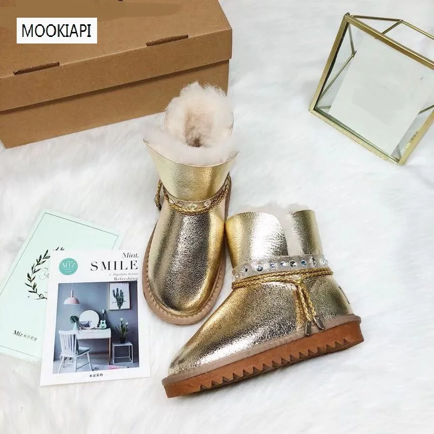 В 2019 Австралии наивысшего качества для детей с защитой от снега сапоги из