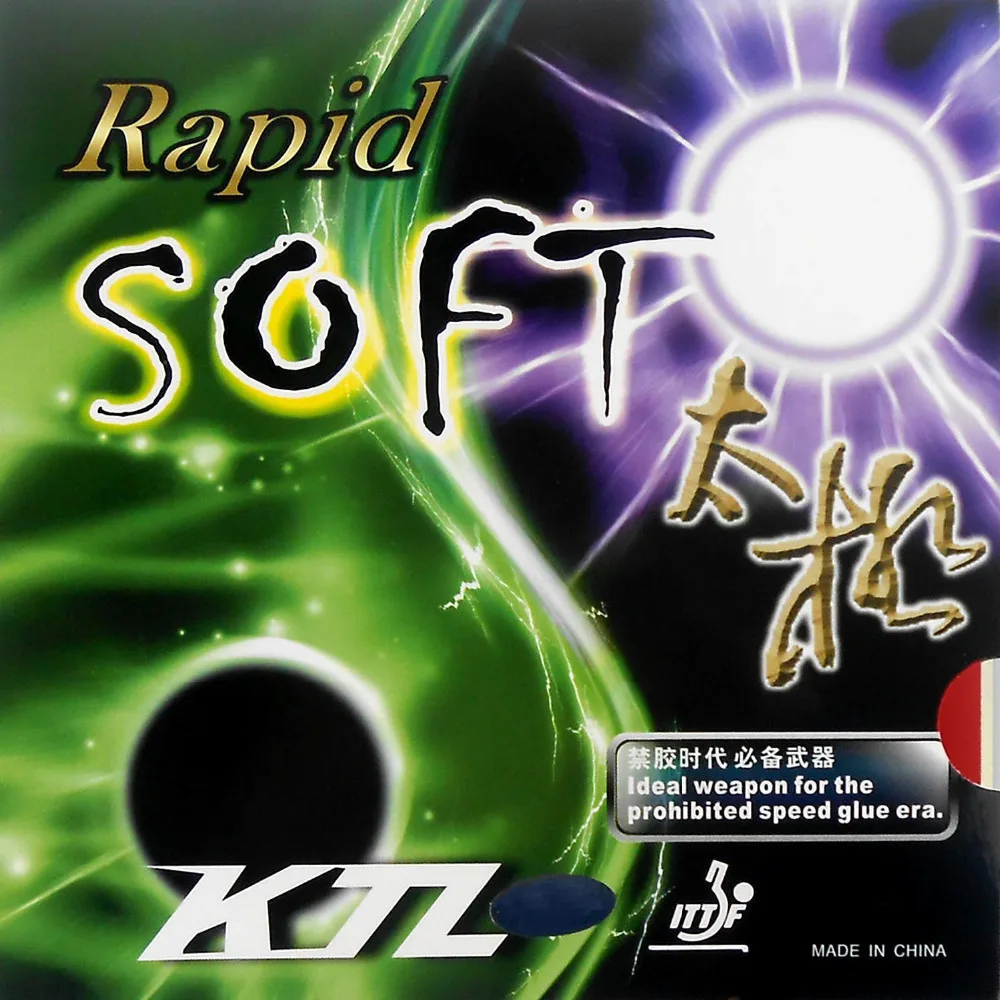 Pro. Ракетка для настольного тенниса KTL Instinct+ Long Shakehand FL с 2 частями Rapid-Soft